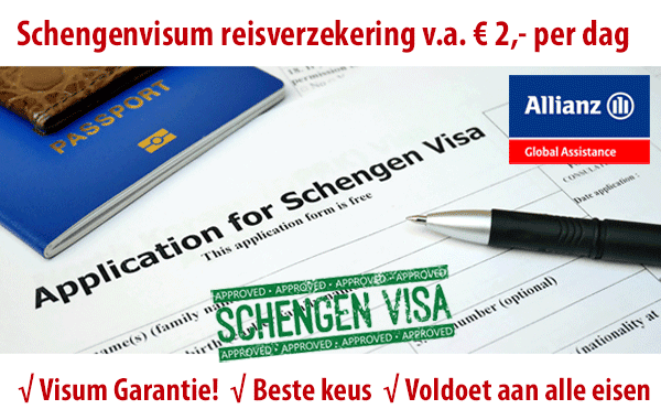 Reisverzekering schengenvisum